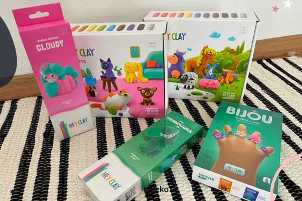 Hey Clay modelovacia hmota ako kreatívny darček pre 4 ročné dieťa